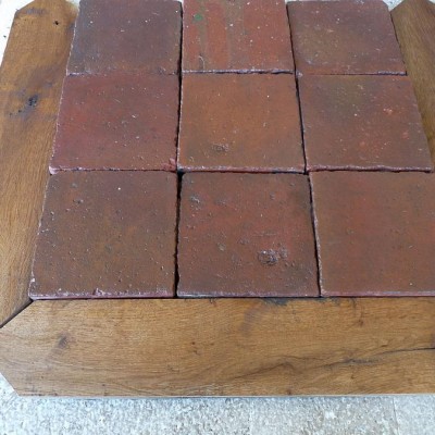 Carreaux anciens  navettes en chene - Reclaimed terracotta & oak