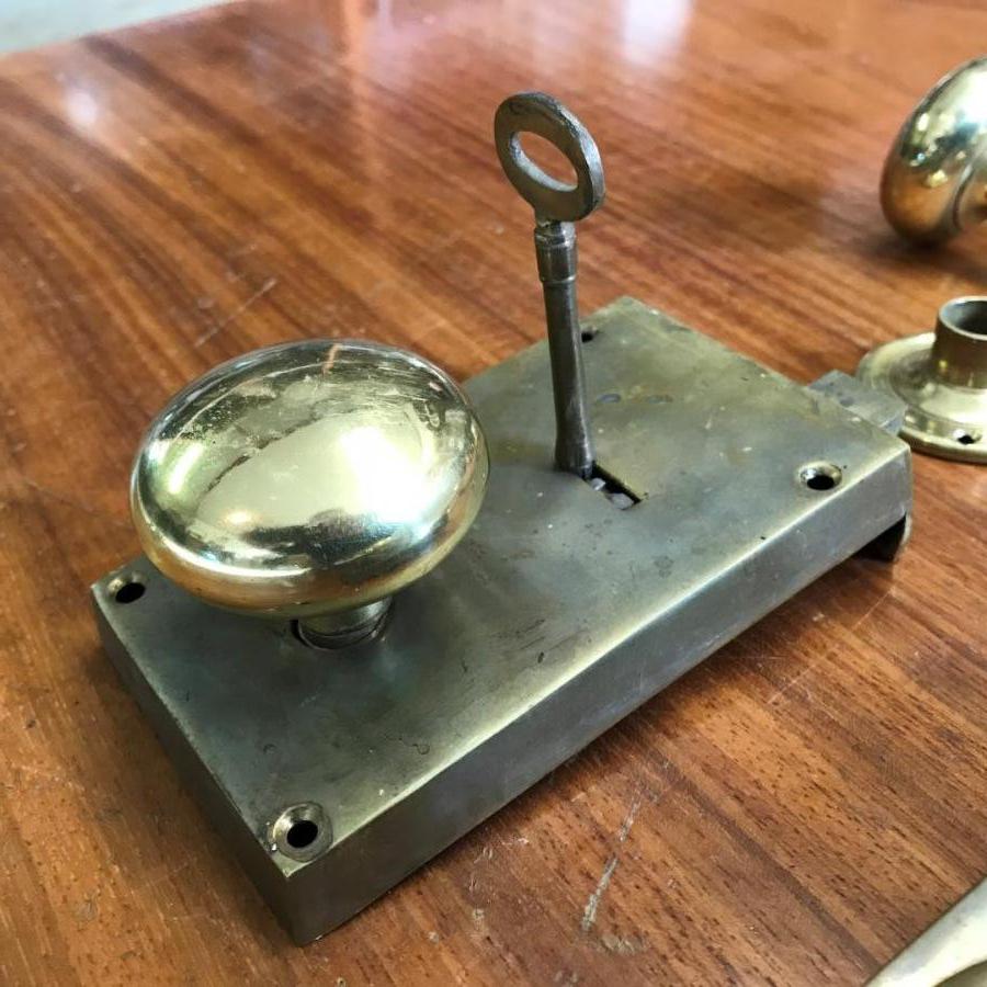 Pair of Antique Brass Locks