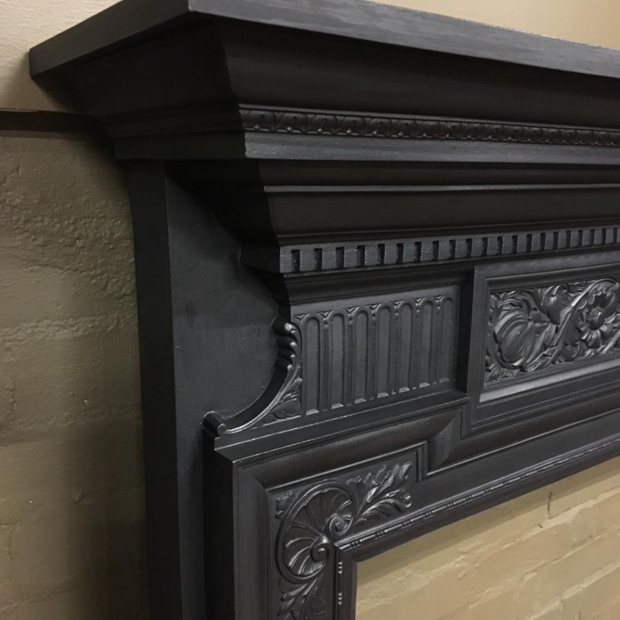 For Sale Antique Coalbrookdale Cast Iron Fireplace Surround SalvoWEB UK