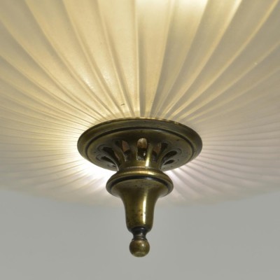 F&C Osler bronze mounted dish pendant