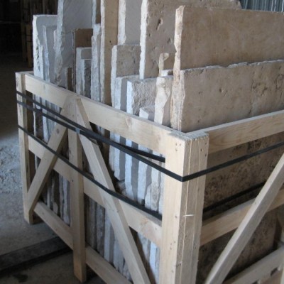 Dalle de Bourgogne Antique Reclaimed Stock 160 m2. for sale cut 3 cm (1,2 inch.)