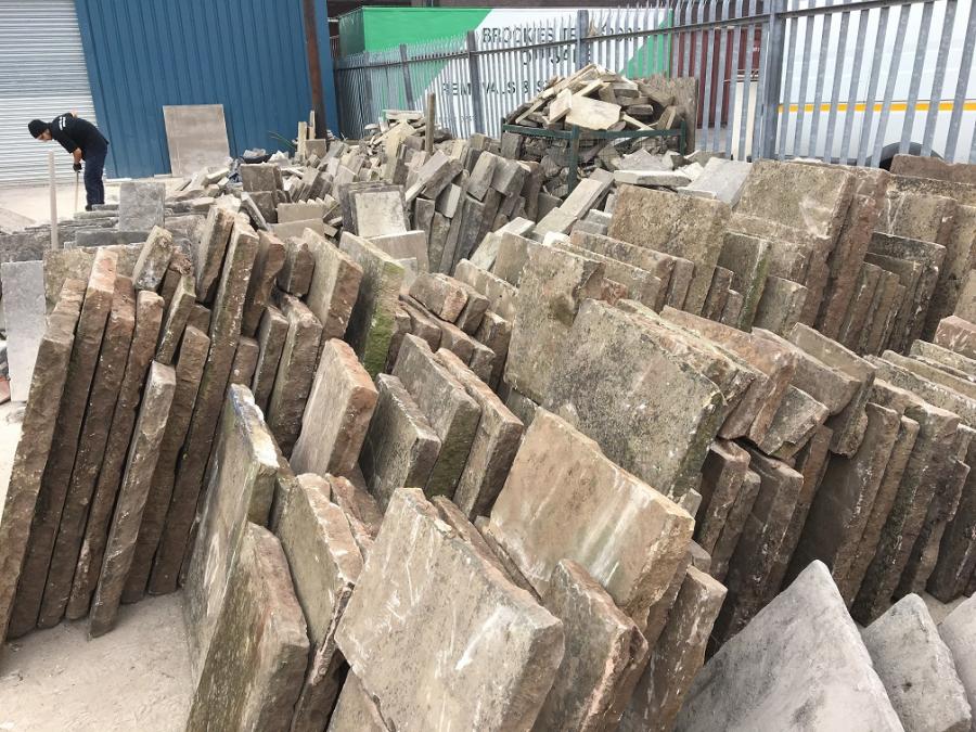 For Sale Any Quantity of Beautiful Reclaimed York Stone Flags For Sale