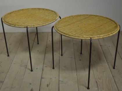 Antique & Reclaimed vintage wicker tables and chairs- SalvoWEB UK