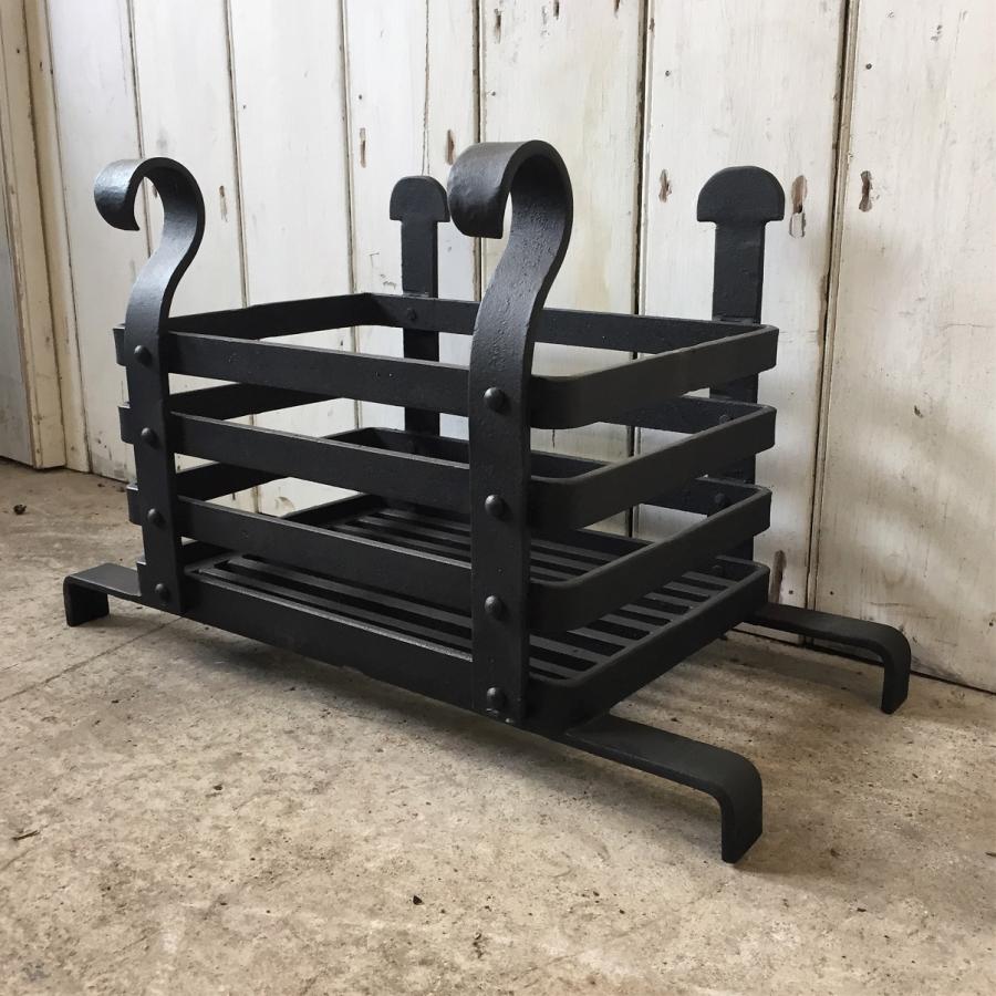 Reclaimed Cast Iron Fire Basket V&V Reclamation