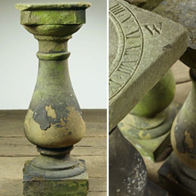 Stone Balustrade Sundial Bases Plinths 